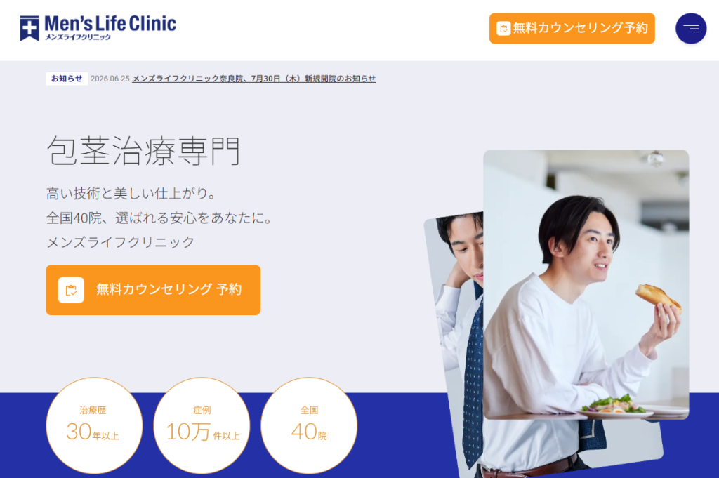 メンズライフクリニック公式