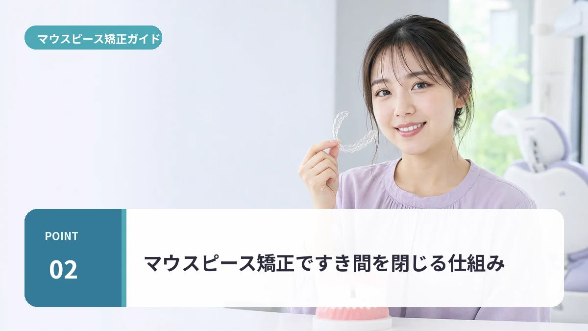 マウスピース矯正ですきっ歯は治る?費用・期間と部分矯正の注意点 | 矯正歯科ナビ